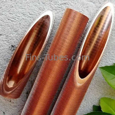 kaufen DELLOK Kupferrohr Luftgekühlter Aluminium-Finnen-Averdampfer-Spule oder Extrudierte Kupferlegierung Niedrigflossenrohr online manufacture