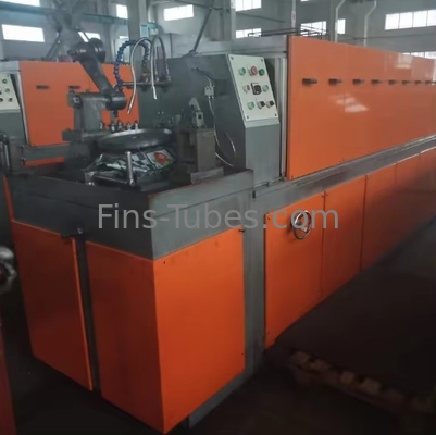 kaufen Anpassungsfähige DELLOK Spirale Fin Tube Tube Finning Maschine für optimale Ergebnisse online manufacture