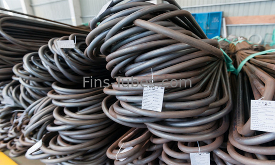 Qualität  DELLOK Spiral Evaporator Carbon Steel SA210 U Bend Tube Exhaust Pipe Fabrik