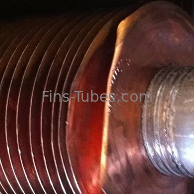 kaufen Flossen-Aluminiumrohr DELLOK kupfernes eingebettetes Edelstahl-TP304L 0.4mm online manufacture