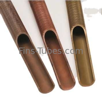 DELLOK Innere Rille/innere/innere Aluminium-Röhre mit niedrigen Flossen,Röhre mit niedrigen Flossen