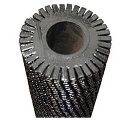DELLOK ASTM A106 Kohlenstoffstahl Edelstahl Wärmewechsler gezackter Flossenröhre Spiral