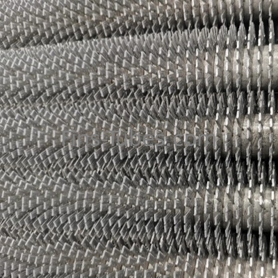 DELLOK ASTM A106 Kohlenstoffstahl Edelstahl Wärmewechsler gezackter Flossenröhre Spiral
