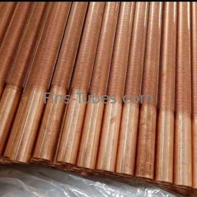 DELLOK Wärmetauscher Extrudierte Kupferröhrchen mit niedrigen Flossen