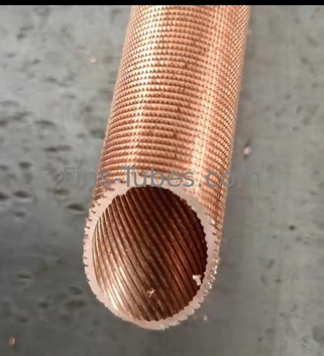 DELLOK innergerolltes Kupferrohr mit niedriger Flosse für Wärmetauscher und Luftkühler