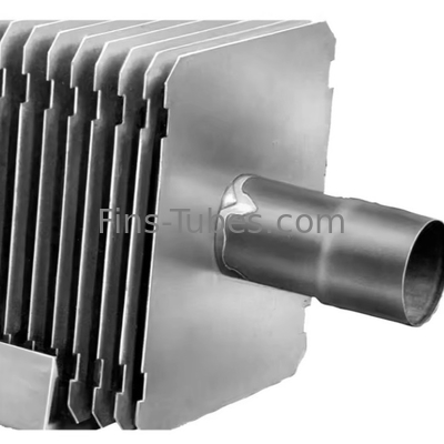 Individuell angefertigte Aluminiumflossenröhren mit Rohr von 0,3-3 mm