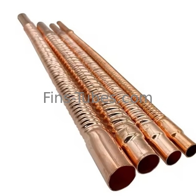 DELLOK Wand 0,96 mm Aluminium-Finnenröhre mit Röhre 4 mm-15 mm