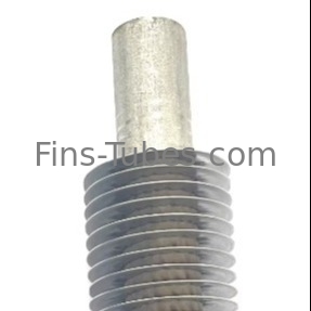 DELLOK 4mm-15mm Rohrdiecke Extrudierte Flossenröhre Maschine mit schwarzer Beschichtung oder Lack Schutz
