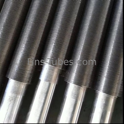 DELLOKTemperatur eingebettete Flossenröhre Kohlenstoffstahl Edelstahl Kupfer Aluminium Titan 200°C