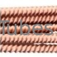 DELLOK 0,5 mm Rohrwandstärke Extrudierte Flossenröhre zur Pulverbeschichtung/Verzinkung