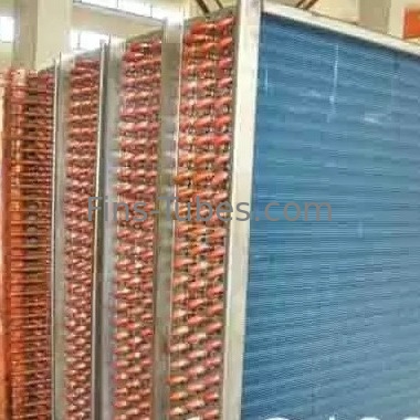 FLOSSEN-Rohr-Wärmetauscher DELLOK API Standard 661 Ebenen-H14 Aluminium