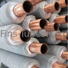 Flossen-Aluminiumrohr DELLOK kupfernes eingebettetes Edelstahl-TP304L 0.4mm