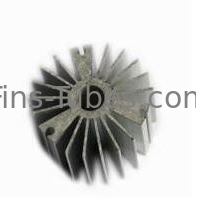 Edelstahl-Runden-Rohr der DELLOK-Kühlkörper-kleines Längsflossen-50mm